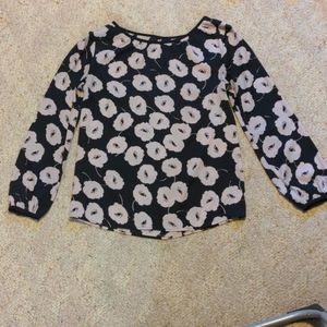 LOFT long sleeved blouse